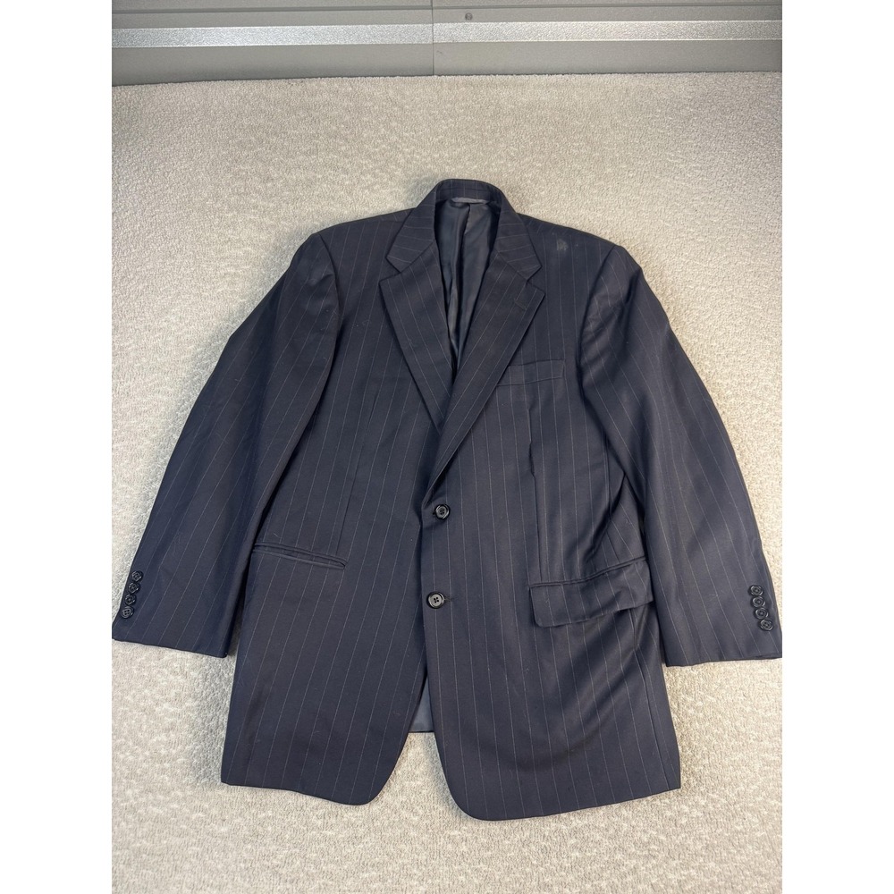 Hickey Freeman Jacket Mens 42 Short Pinstripe Loro Piana Wool Blazer‎ Sport Coat